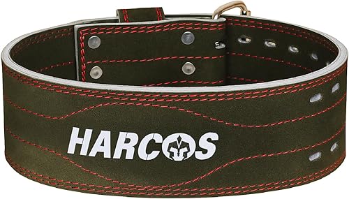 Miniatura 12 de Cinturón de cuero genuino irrompible, no desgarrable de 0.315 in, cinturón de gimnasio pesado para hombres y mujeres, cinturón de entrenamiento para