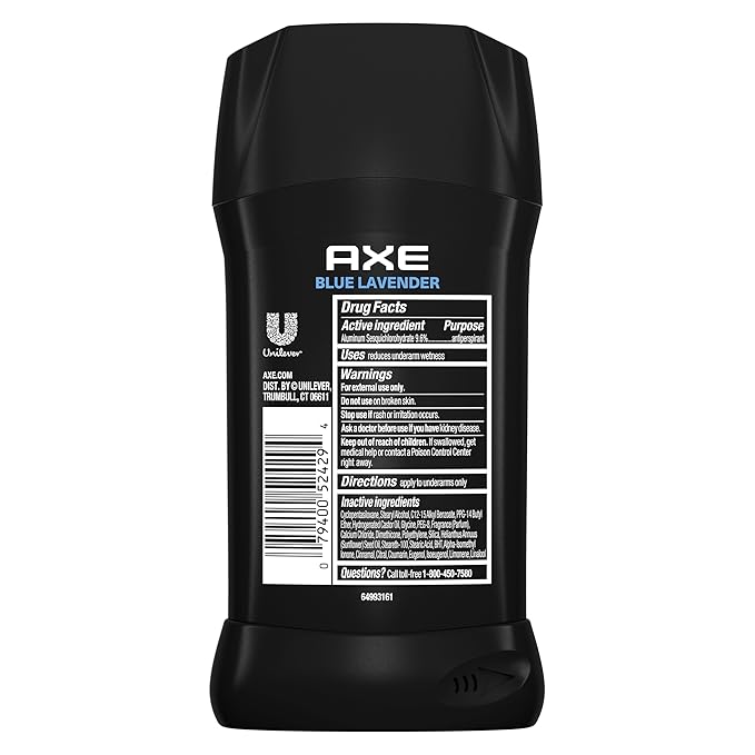 AXE Desodorante Antitranspirante en Barra Blue Lavender para Hombre 2.6 oz miniatura 2