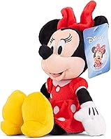 Vista 3 de Disney Minnie Mouse Small Child Plush Toy Stuffed Character Doll - Cute, Soft & Huggable 11 Inch Mickey Mouse & Friends in Red Dress Mini Bean Bag
