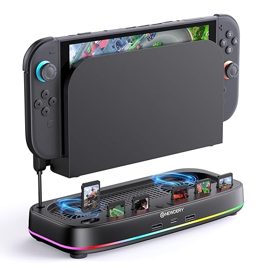 NEWDERY Switch 2用 冷却ファン