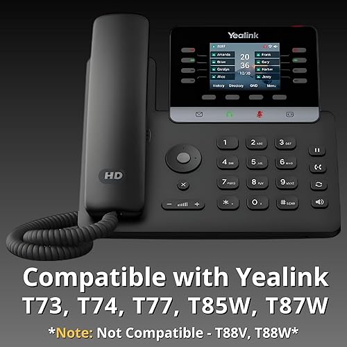 Miniatura 9 de Yealink PS5V2000US - Adaptador de fuente de alimentación 5V 2A, compatible con teléfonos SIP de Yealink T54W, T29G, T46S, T46U, T48S, T48U, T52S,