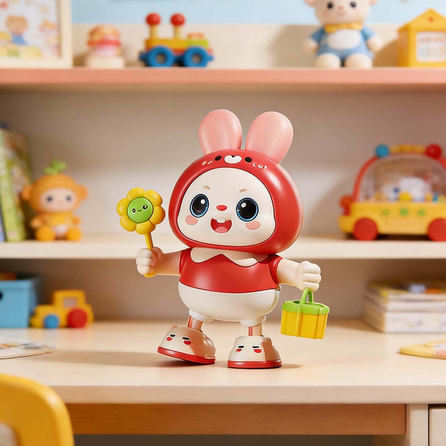 Genérico Rabbit Toys for Children,Dancing Pet with 48 Songs,Easter Rabbit Interactive Electric Toy - for Training Headlift Children Night Library