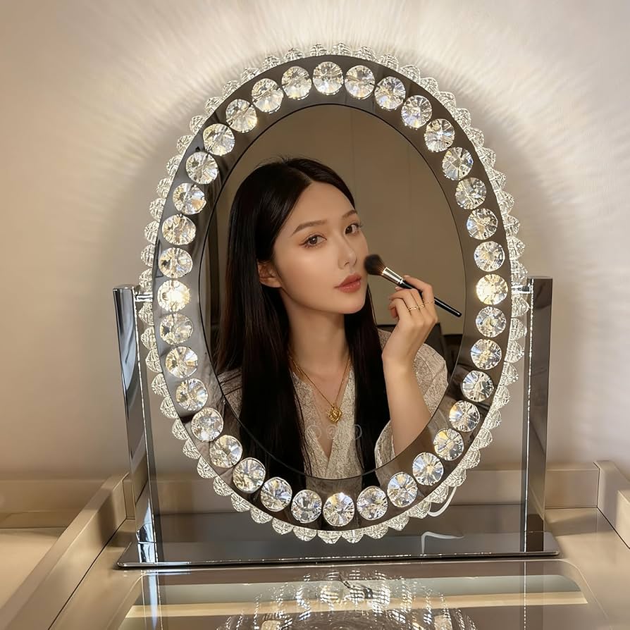 Amazon.co.jp: LOOPFKL 女優ミラー 卓上/壁掛け 大きい ハリウッド