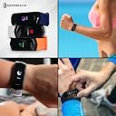 KoreHealth Kore Elite Fitness Tracker Replacement Band (Orange) - For Kore Elite Activity & Fitness Trackers l Soft Fitness Watch Wristband l Heart Rate Monitor Accessories | Available in Four Colors gallery image
