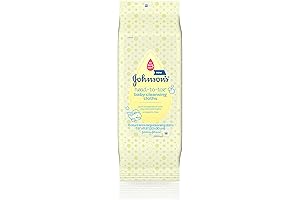 Johnson's Head-to-Toe Gentle Baby Cleansing Cloths: Delicate Care for Your Little One's Hygiene