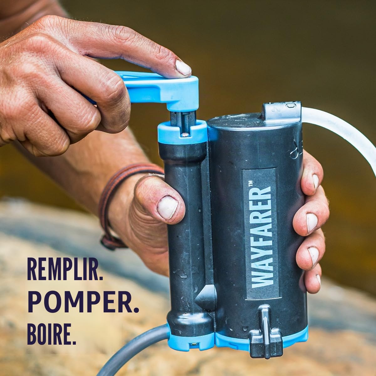 LIFESAVER Bouteille d'eau Portable Ultra Endurance Lot Filtre – Transparent