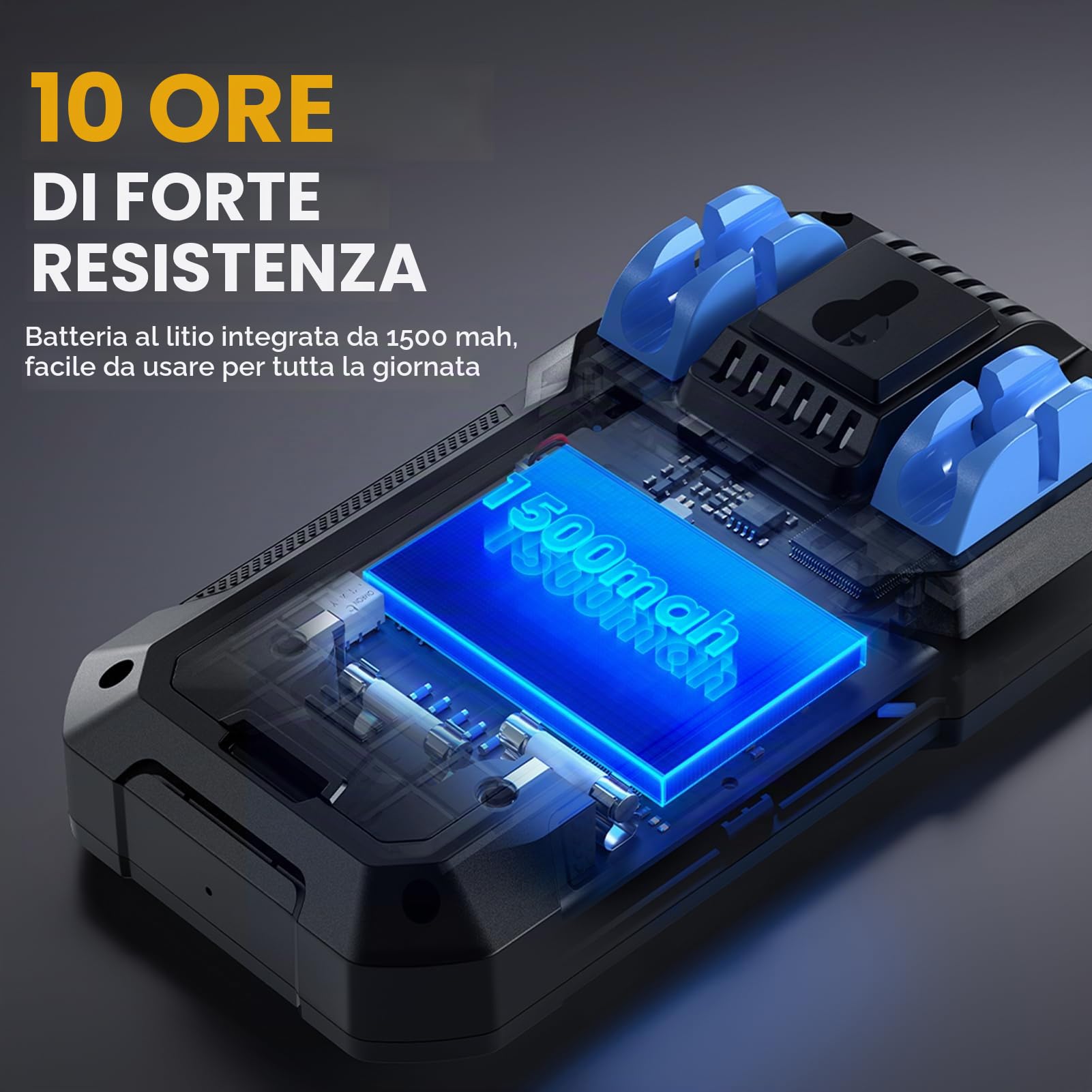 DMT-99 Multimetro Digitale, Tester Elettricista 10000 Conti Voltmetro Diagnosi Automatica Amperometro Misura la Resistenza alla Tensione AC DC Frequenza Diodi NCV