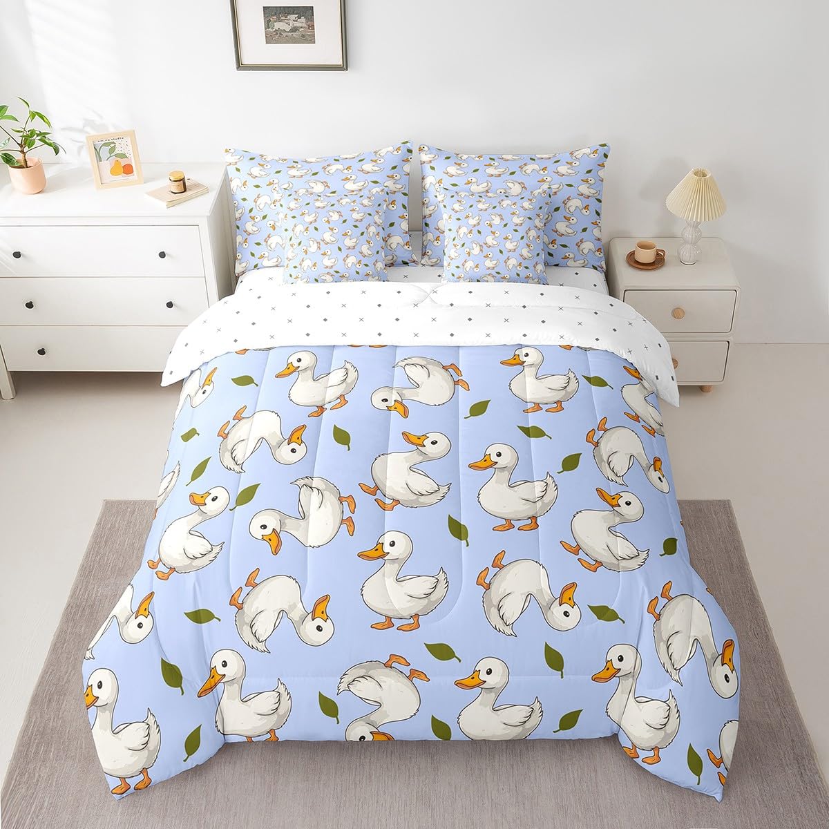 Parure de lit 7 pièces animaux de la ferme pour un couchage sain