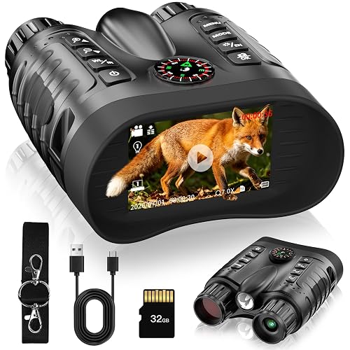 Rumyums 4K Night Vision Goggles for Kids 36MP 8X Zoom
