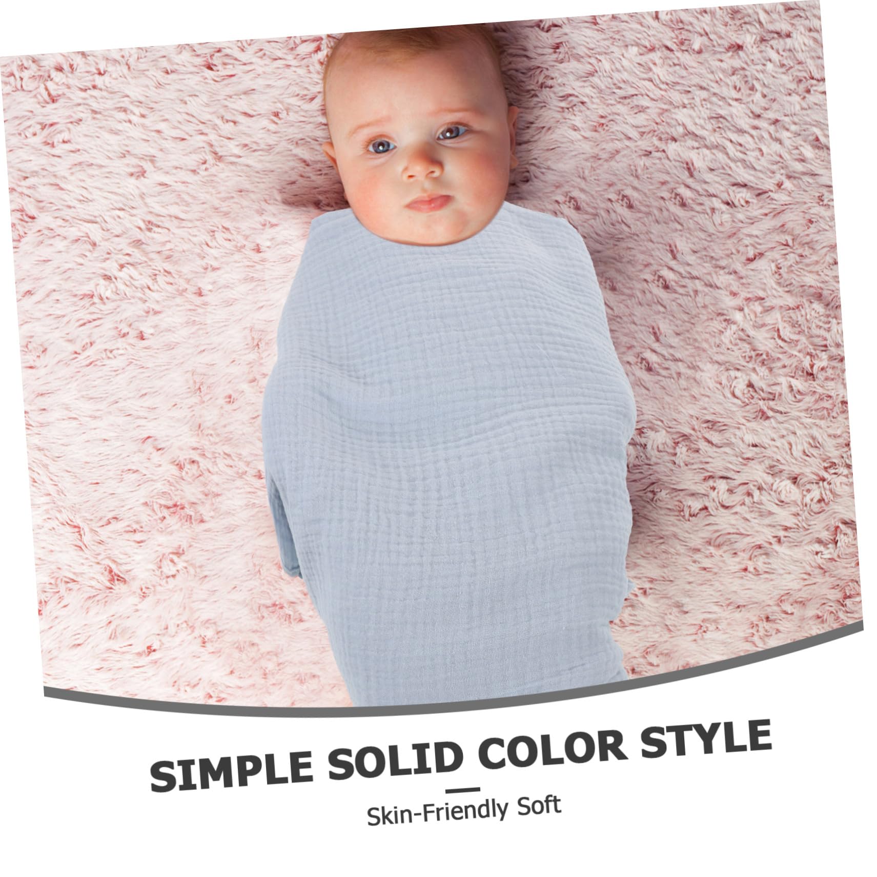 BESTonZON 3 Pezzi Coperta Mussola per Ragazzo Ragazza Avvolgente per Unisex Traspirante e Delicato per Sonno e Bagno