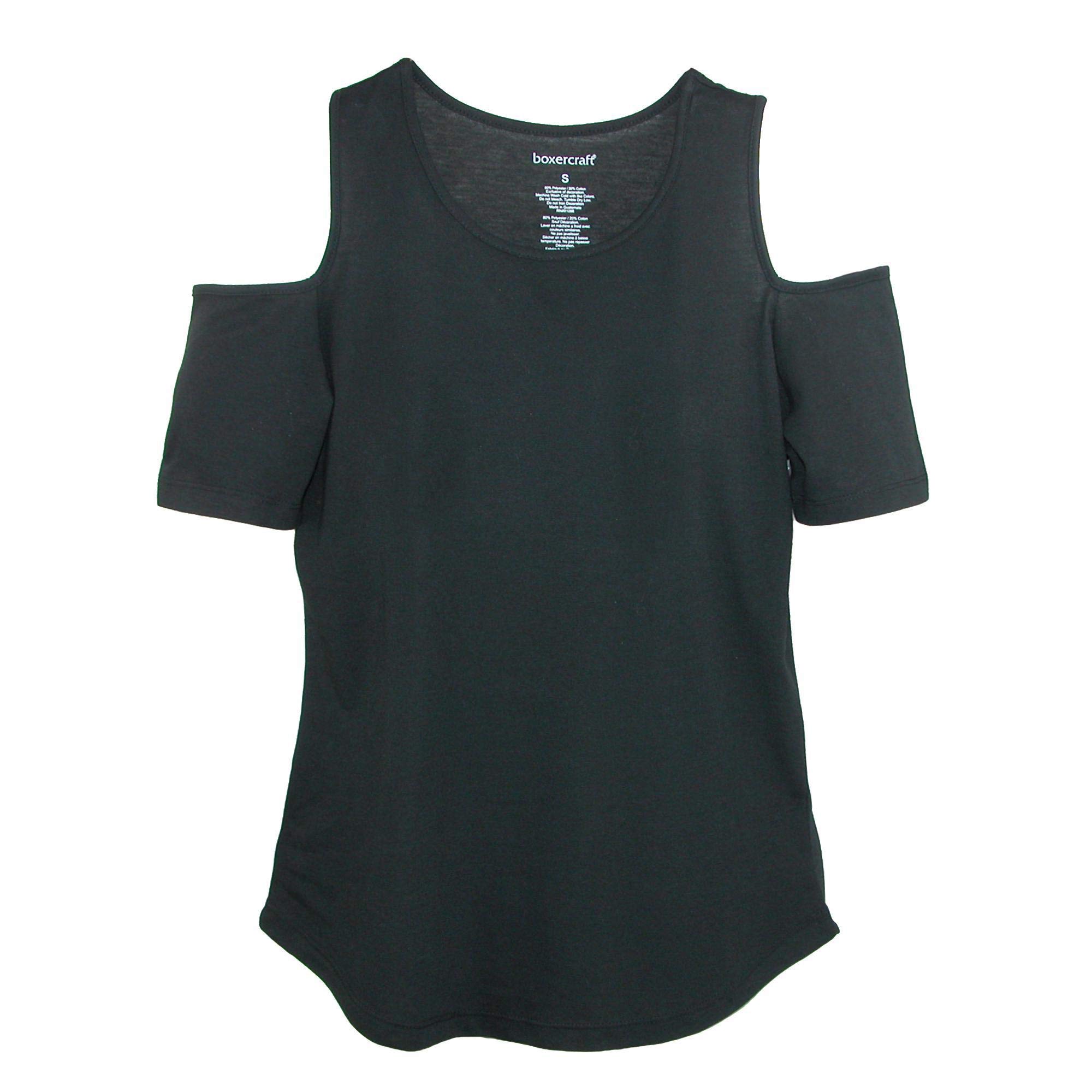 Fashion Cold Shoulder Women's T-Shirt-image-7