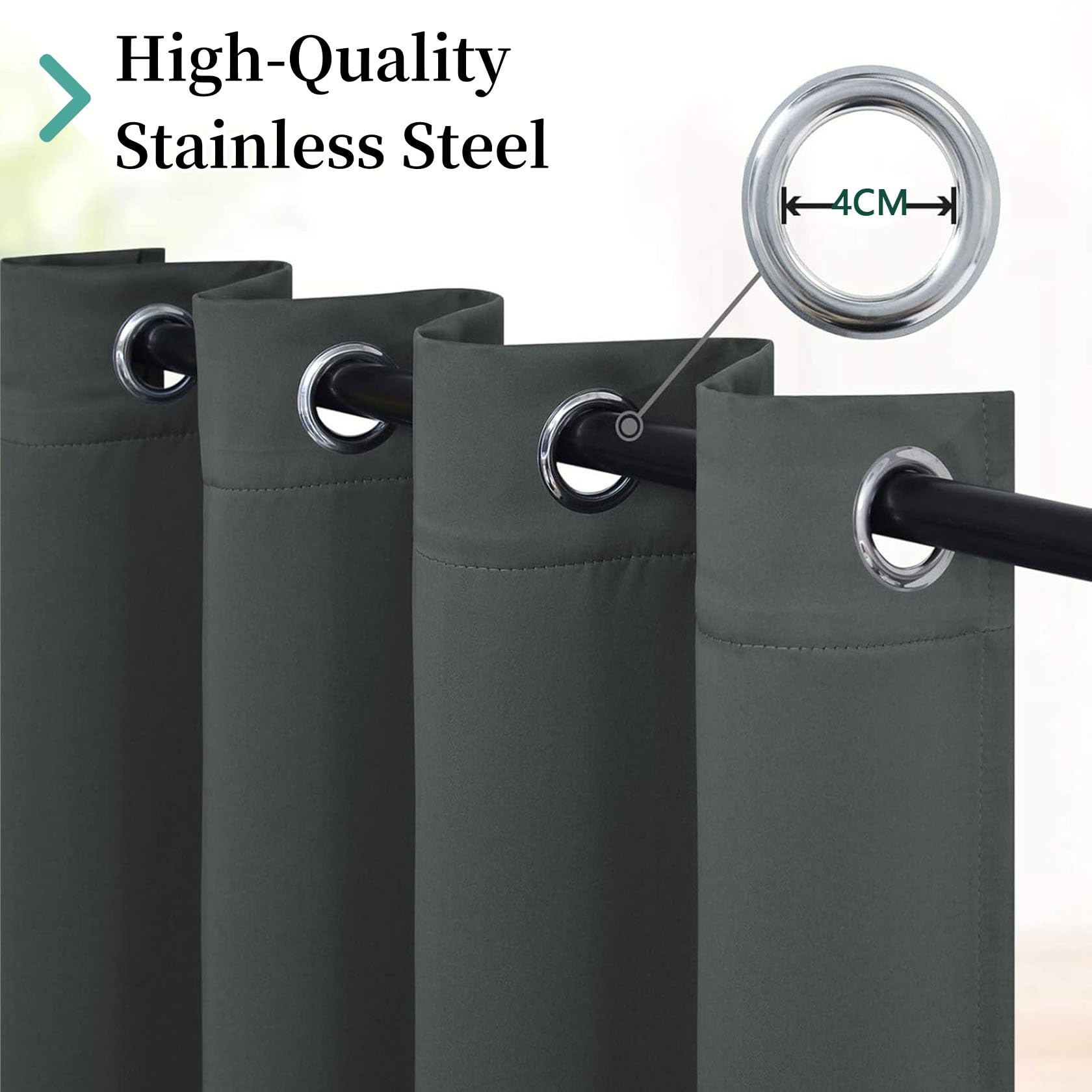 Amazon｜カーテン 2枚セット 200 x 230 cm 遮光 無地 断熱 保温 Uv