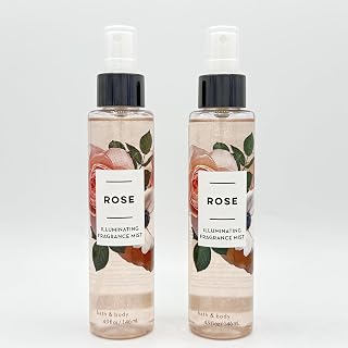 ROSE Bath & Body 2-Piece Bundle | Set of Two Illuminating Fragrance Mists (shimmer body sprays), 4.9 fl oz Each