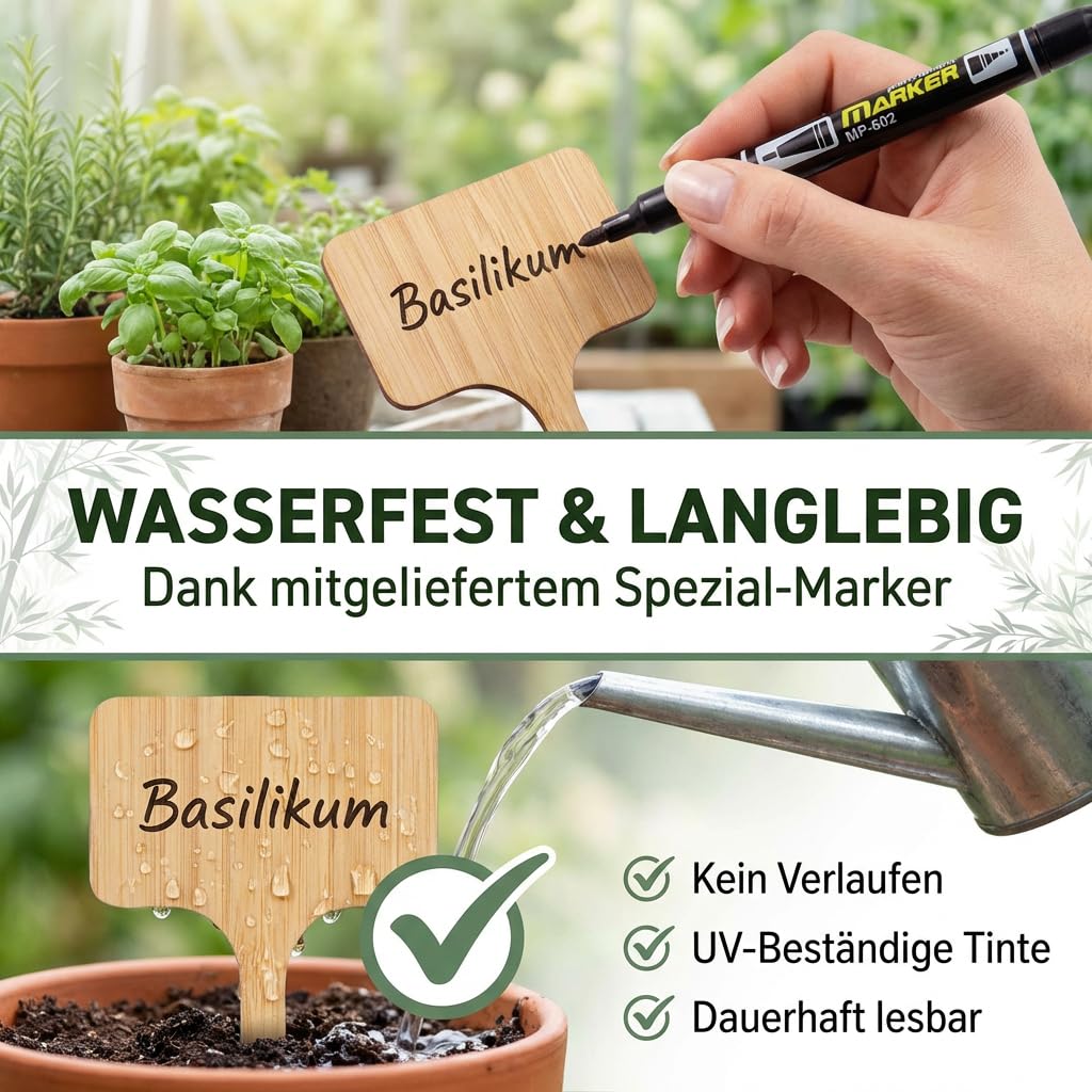 Haxnicks Bamboe Plantenbordjes, 1 Set - Nederland