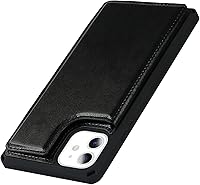 Vista 58 de Cavor for iPhone 11 Wallet Case with Card Slots Holder,Premium PU Leather Kickstand Feature Case [Wrist Strap] Double Magnetic Clasp Shockproof Flip