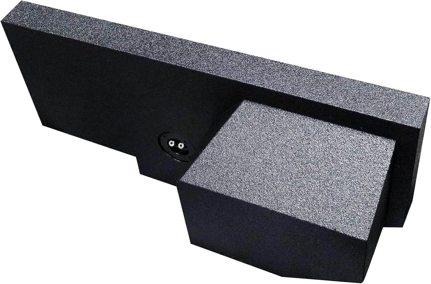Rockville REC128 Single 10" Subwoofer Box Enclosure, Sealed, 0.65 Cu.Ft., Precision Fit, Durable MDF, Made in USA, for Dodge 2002-Current Quad Cab