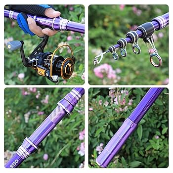 Amazon | 投げ竿 伸縮式 ルアーロッド 振り出し 釣り竿 軽量