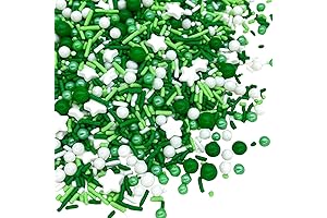 Manvscakes Soccer Sprinkles - Edible Cake and Cupcake Sprinkles with Green and...
