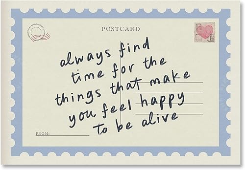 Póster de postal con texto en inglés "Always Find Time" (Always Find Time), arte vintage para pared, diseño retro estético, positivo, positivo,