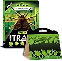 Vista 7 de MothMag Trampas para polillas para ropa, armarios, telas y alfombras, trampas para polillas de ropa, trampas para polillas de armario, trampas