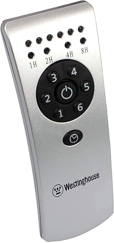 Miniatura 6 de Westinghouse Lighting 7224800 Widespan - Ventilador de techo industrial con control remoto 100 pulgadas negro mate