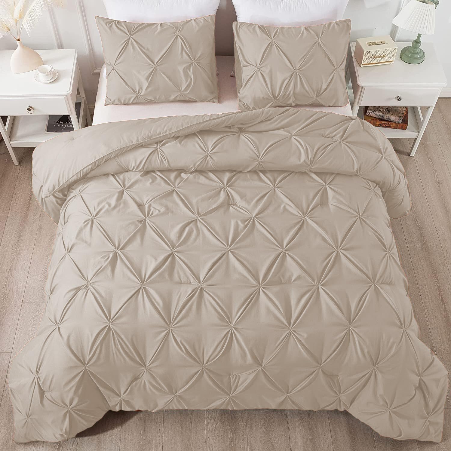 OnlineSmartDeals AllSeason 3 Pieces Bedding Comforter Set