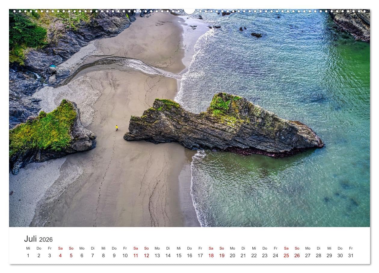 Oregon - Amerikas wunderschöne Westküste (hochwertiger Premium Wandkalender 2026 DIN A2 quer), Kunstdruck in Hochglanz: Natur Pur im Westen Amerikas. (CALVENDO Orte)