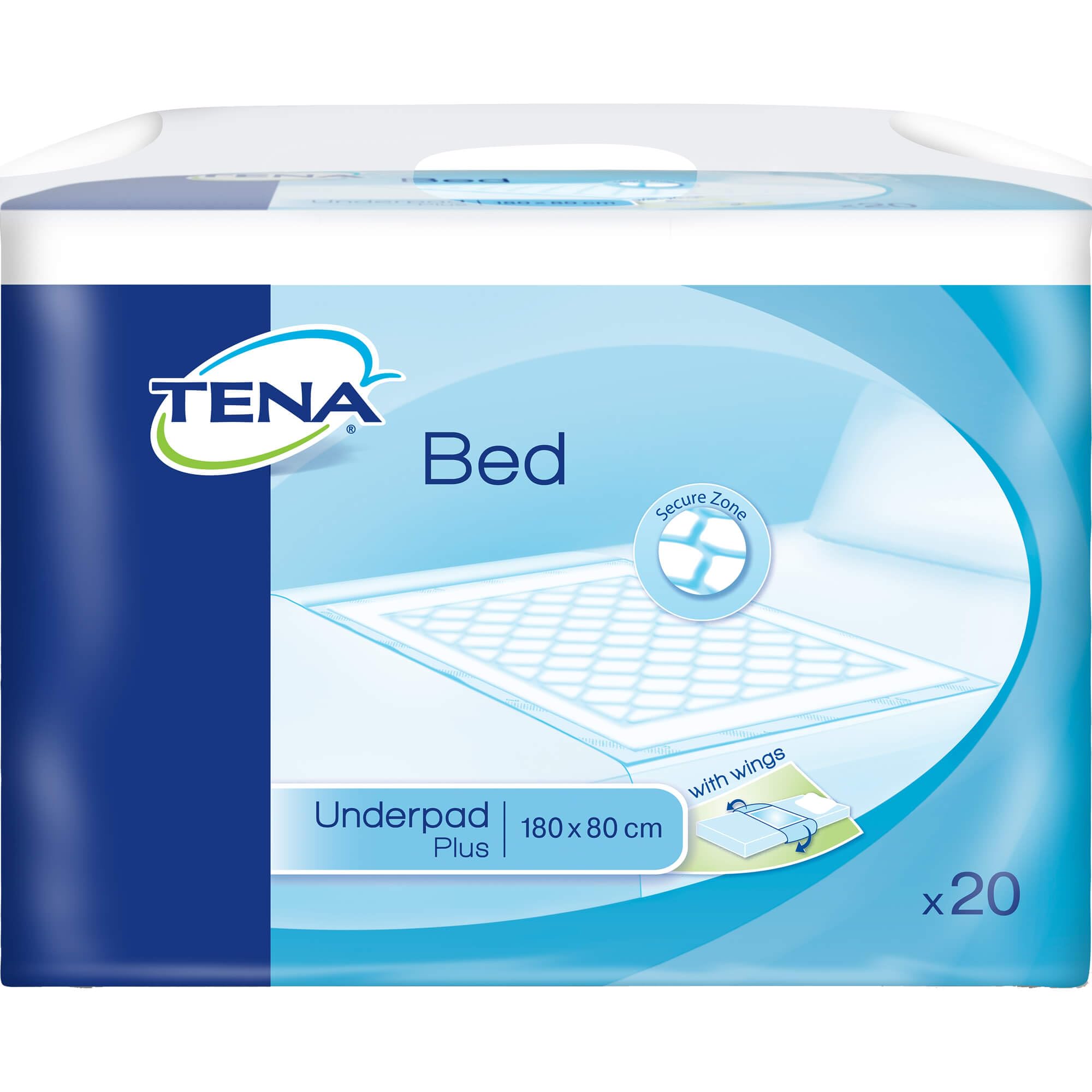 TENA Protection de lit jetables avec Ailes