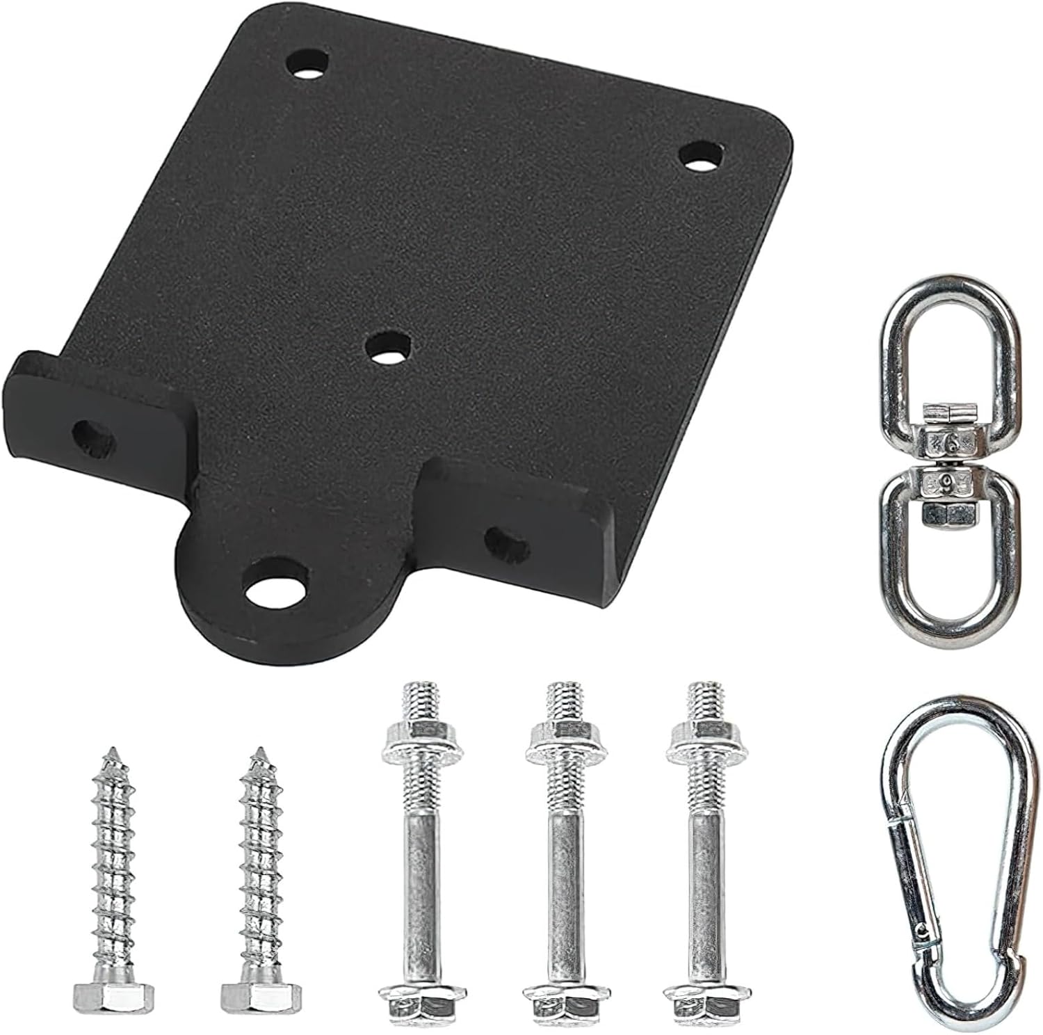 Steel Punching Bag Hanger with 360° Rotating Hook for Boxing Training, Beam Mount for Home Gym