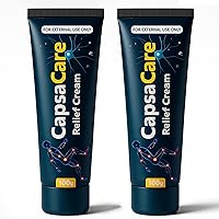 Vista 1 de Capsacare Crema para Alivio de la Neuropatía, Contiene Capsaicina, Árnica, Mentol, MSM y Glucosamina, Adecuada para Pies, Manos, Piernas, Músculos