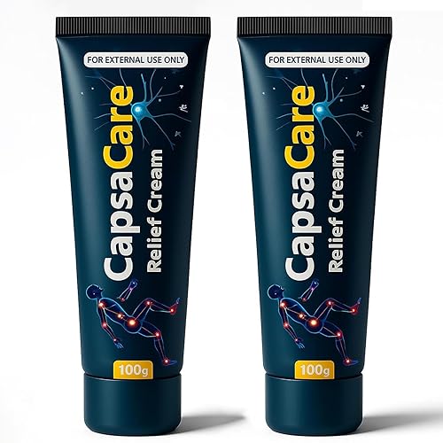 Capsacare Crema de alivio de neuropatía, contiene capsaicina, árnica, mentol, MSM y glucosamina, adecuada para pies, manos, piernas, músculos,