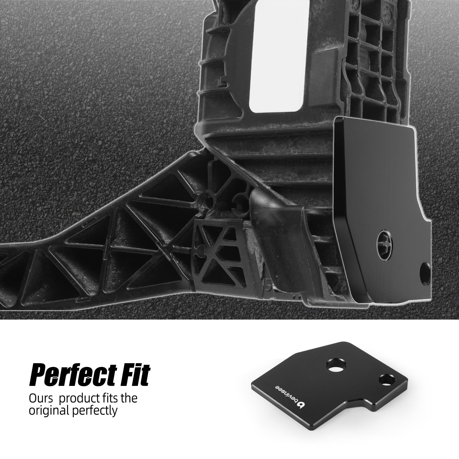 Bevinsee LHD-Distanzstück für Gaspedal Compatible with Golf MK7 Alltrack Sportwagen 1.8T GTI 2.0T
