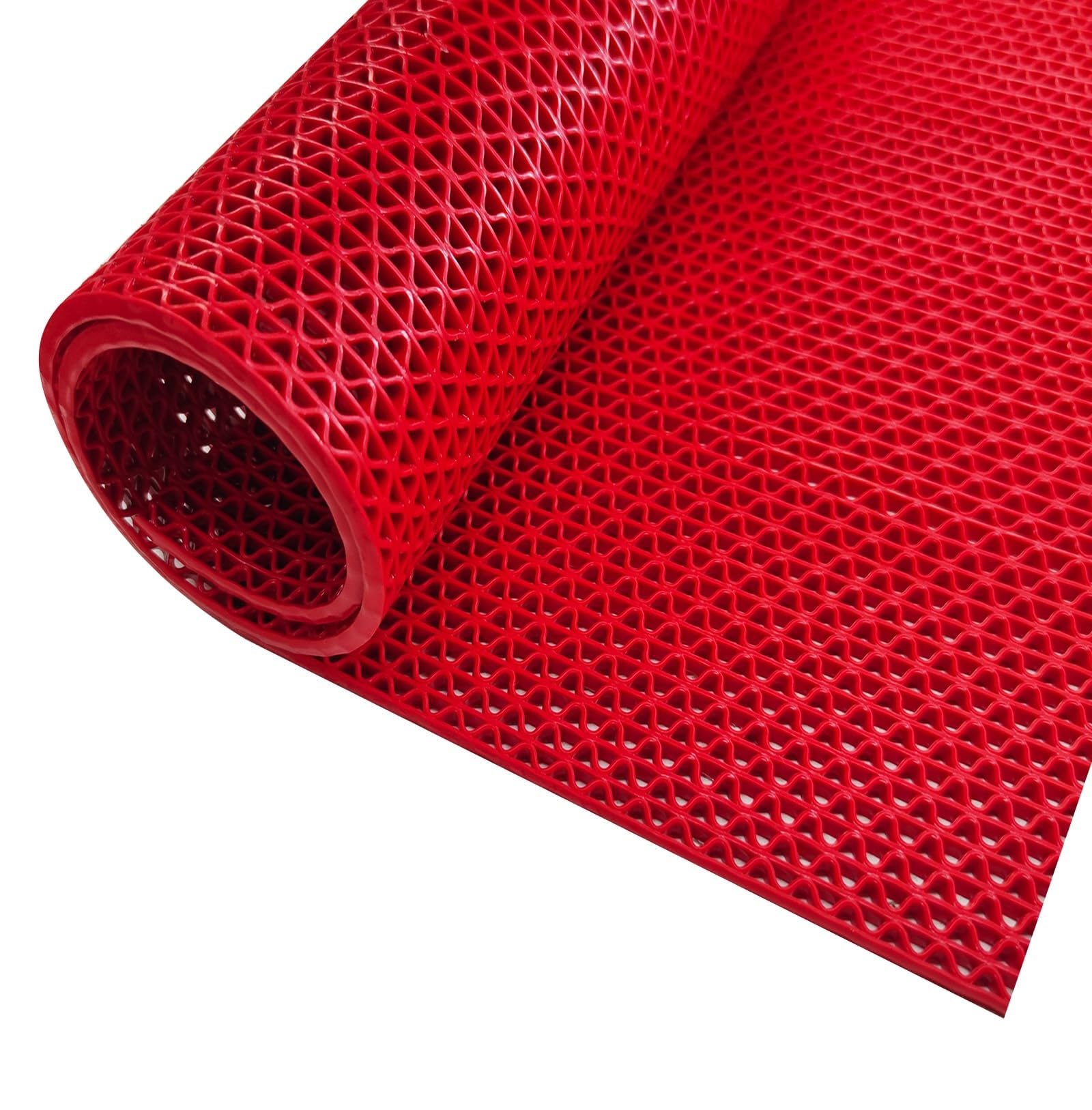 Grand tapis en caoutchouc creux drainant et imperméable de 5mm d'épaisseur
