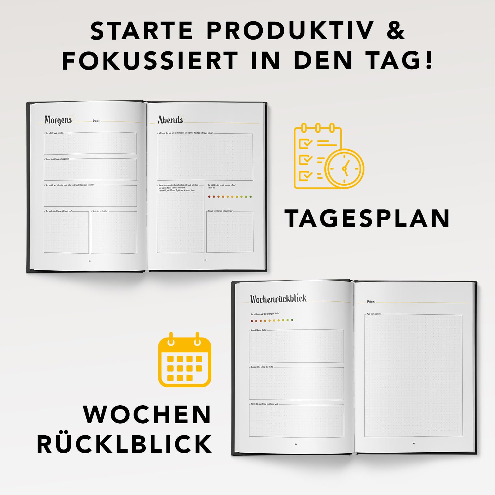 Dirk Kreuter Mindset Journal – 90-Tage Erfolgsjournal & Tagesplaner (Hardcover Notizbuch für Unternehmer, Führungskräfte & Vertriebler) – Fokus, Disziplin & Zielklarheit im Alltag
