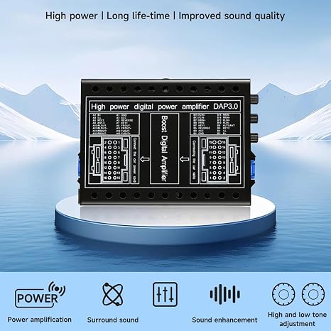 Digital Sound Processor DSP Amplifier Lossless Upgrade Easy Installation Car Upgrade