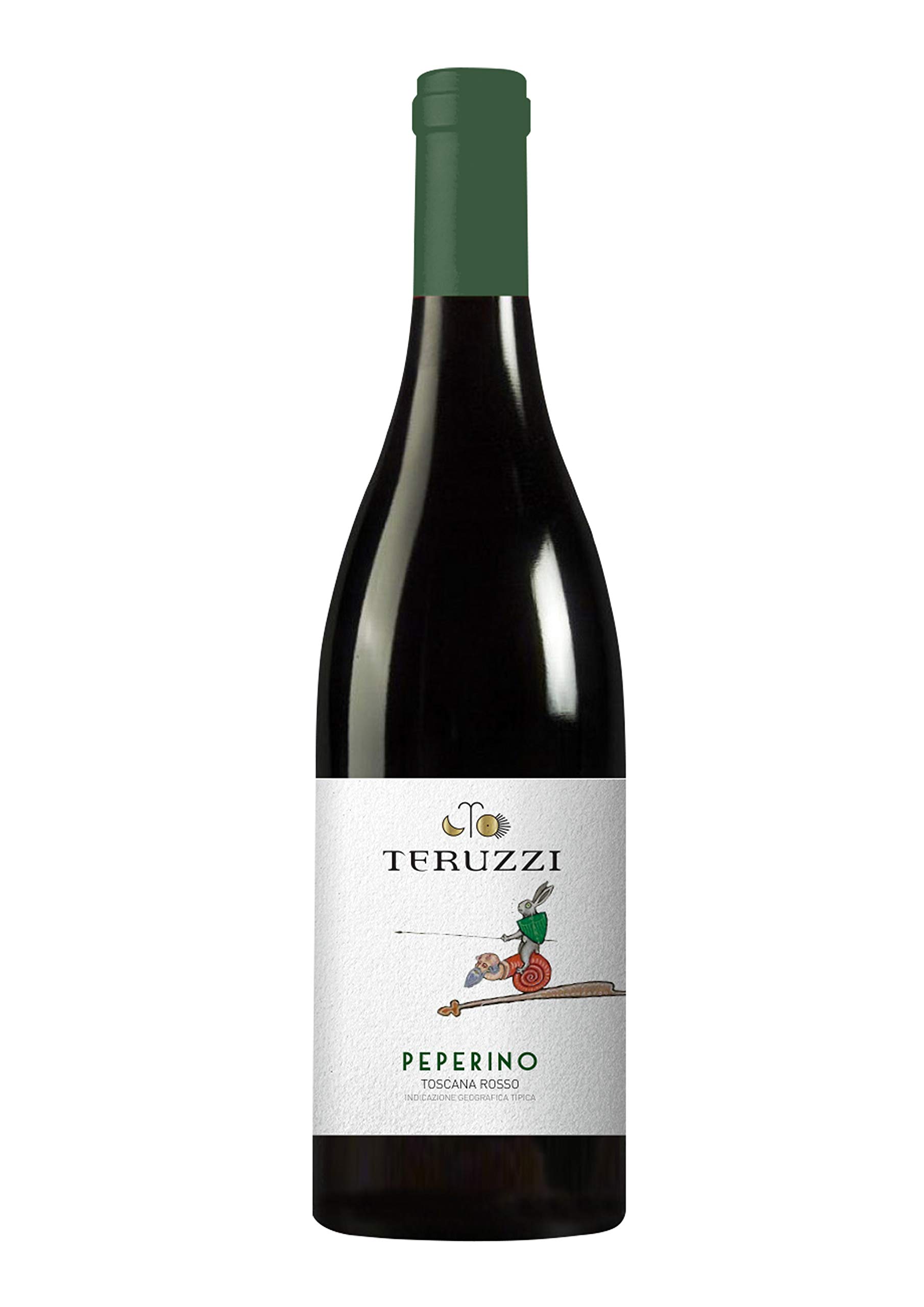Teruzzi Peperino di Toscana, Sangiovese Merlot, Rotwein, Plant Based - 1 Flasche 750 ml