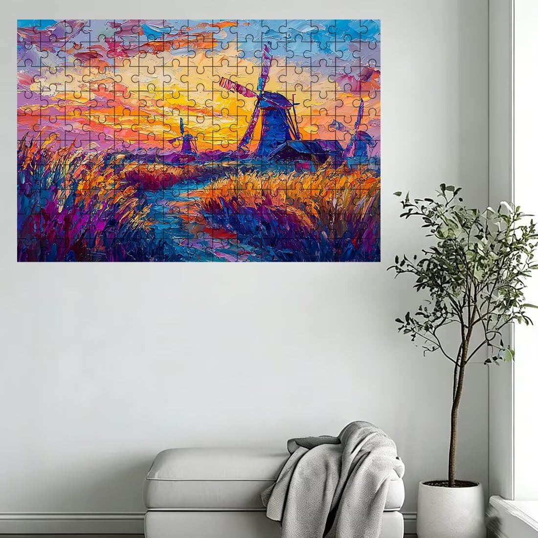 Puzzle 3000 elementów dla dorosłych, puzzle 3000 elementów krajobraz, abstrakcyjne puzzle dla dorosłych z wykwintnym pudełkiem do pakowania, gry edukacyjne, duże drewniane puzzle na prezent dekoracje