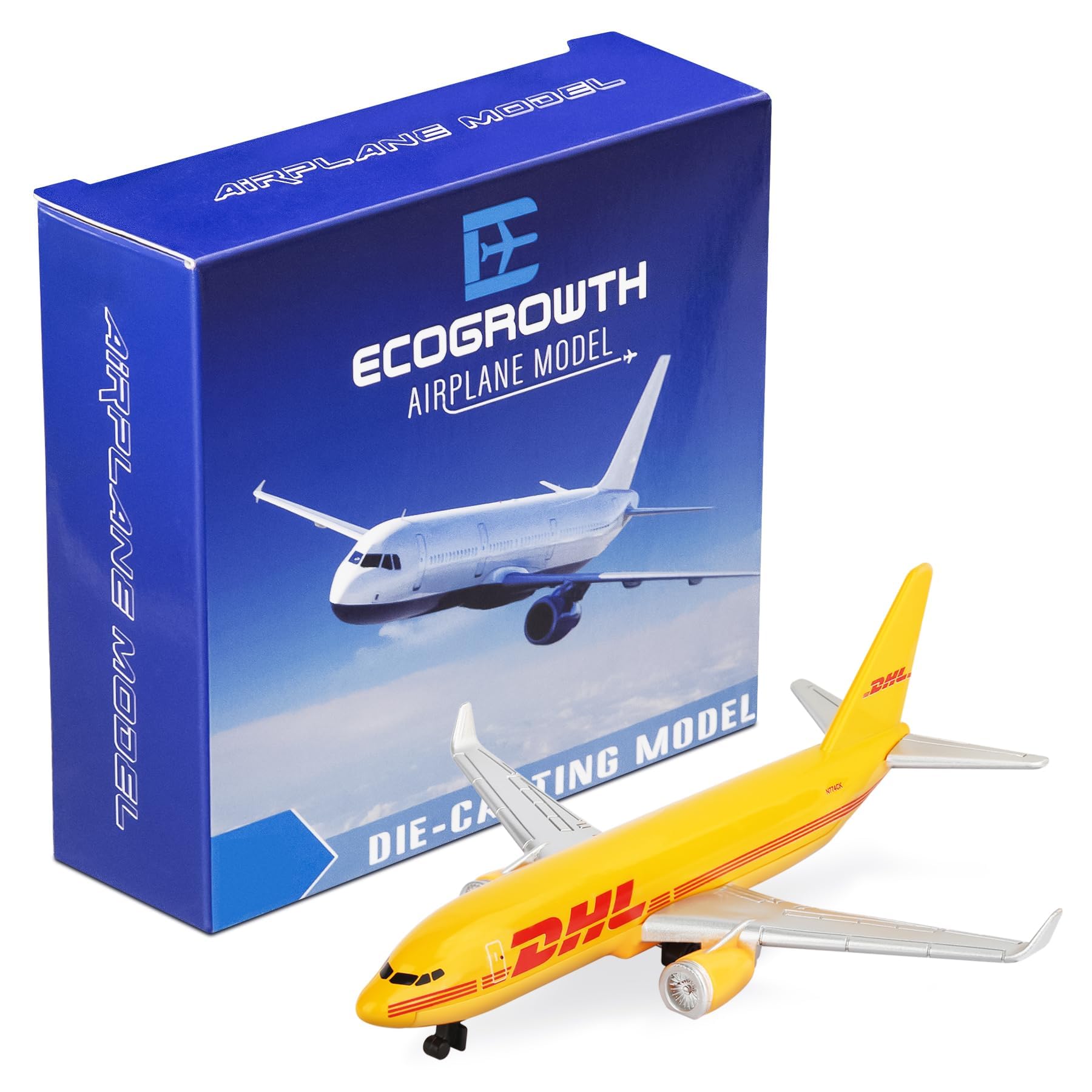 Amazon.co.jp: EcoGrowth DHL 757 飛行機モデル 飛行機 飛行機 航空機