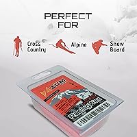 Vista 8 de ZUMWax - Cera de cerámica nórdica para esquí, snowboard y esquí, 4.94 oz, temperatura fría, duradera, sin PFAS. Fabricado con cerámica ecológica