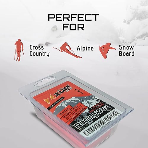 Miniatura 8 de ZUMWax - Cera de cerámica nórdica para esquí, snowboard y esquí, 4.94 oz, temperatura fría, duradera, sin PFAS. Fabricado con cerámica ecológica y
