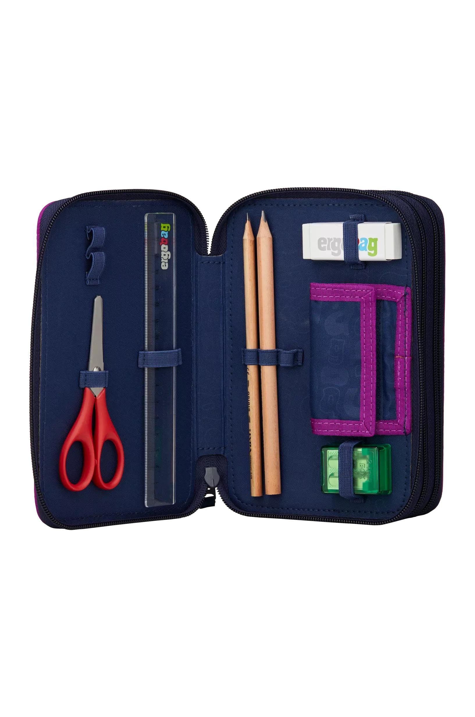 Ergobag Maxi Mäppchen Bärlaxy Lila