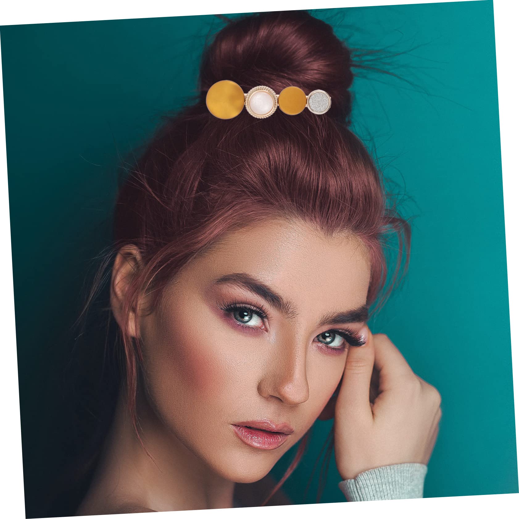 FRCOLOR Juego De 3 Para El Pelo Gruesas Para Mujer Pasador Sencillo Broche Adornos Para El Pelo 20 Unidades X 3
