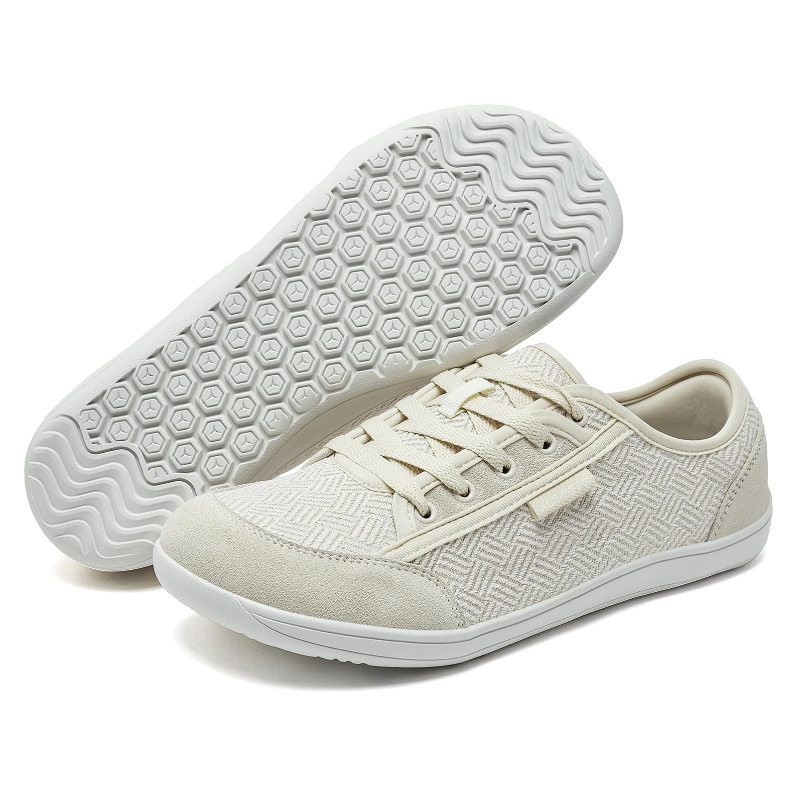 HOBIBEAR Schuhe Breite Füße Unisex Weit Barfußschuhe Minimalistische Barfuss Schuhe Herren Damen Outdoor Trail Barfussschuhe Zehenbox Laufschuhe Walkingschuhe