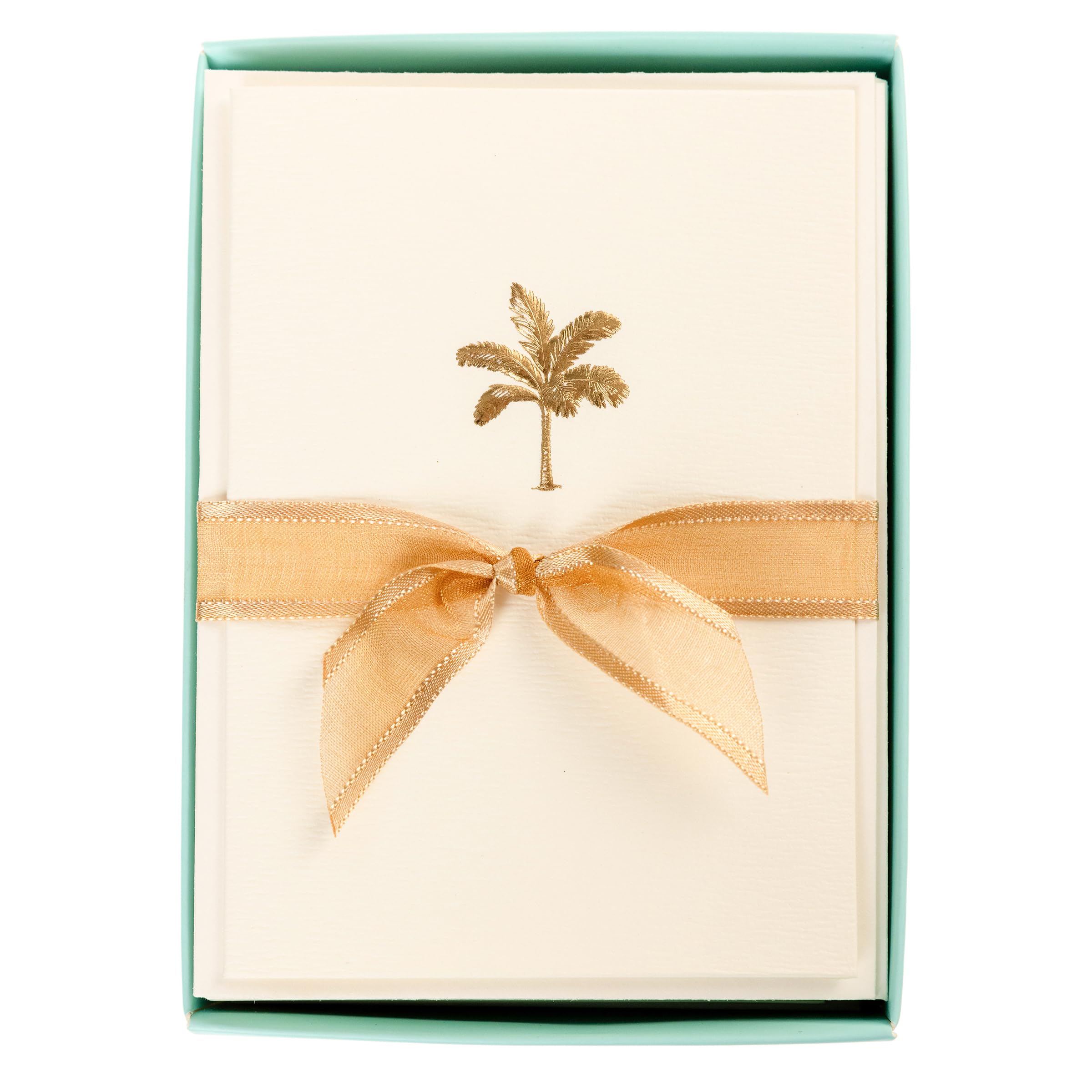 10x La Petite Press Boxed Blank All Occasion Cards & Envelopes - Palm Tree โ image 1