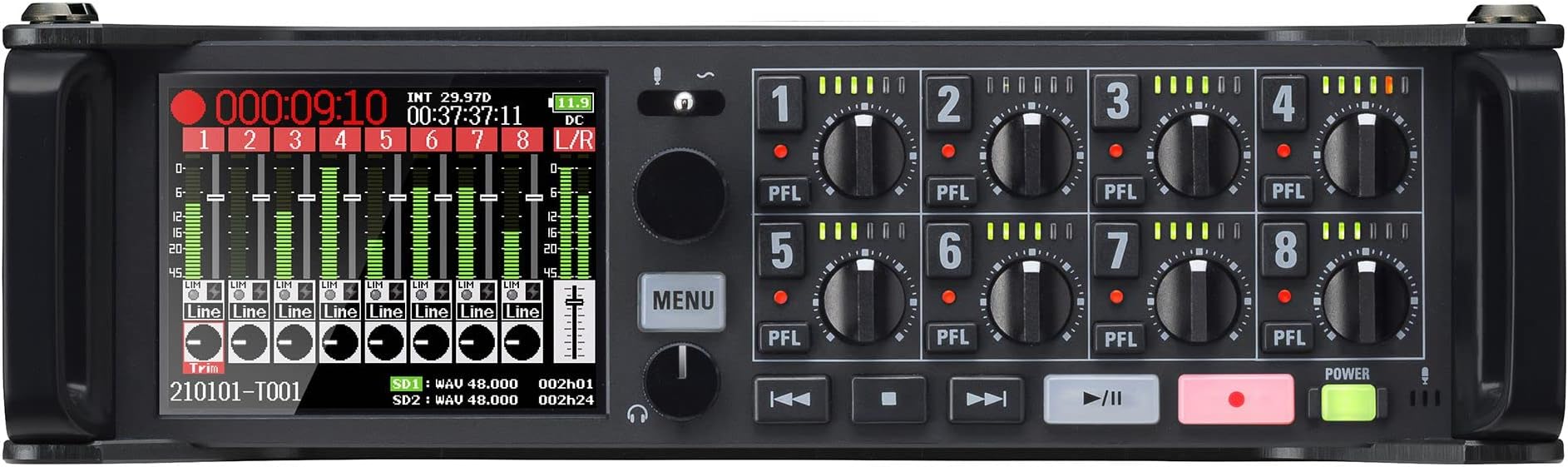 F8n-Pro/GE Multitrack Field Recorder