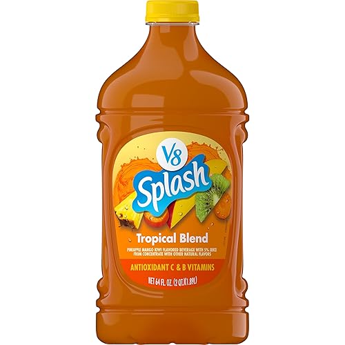 Miniatura 16 de V8 Splash Diet Tropical Blend - Bebida de jugo saborizado, botella de 64 onzas líquidas