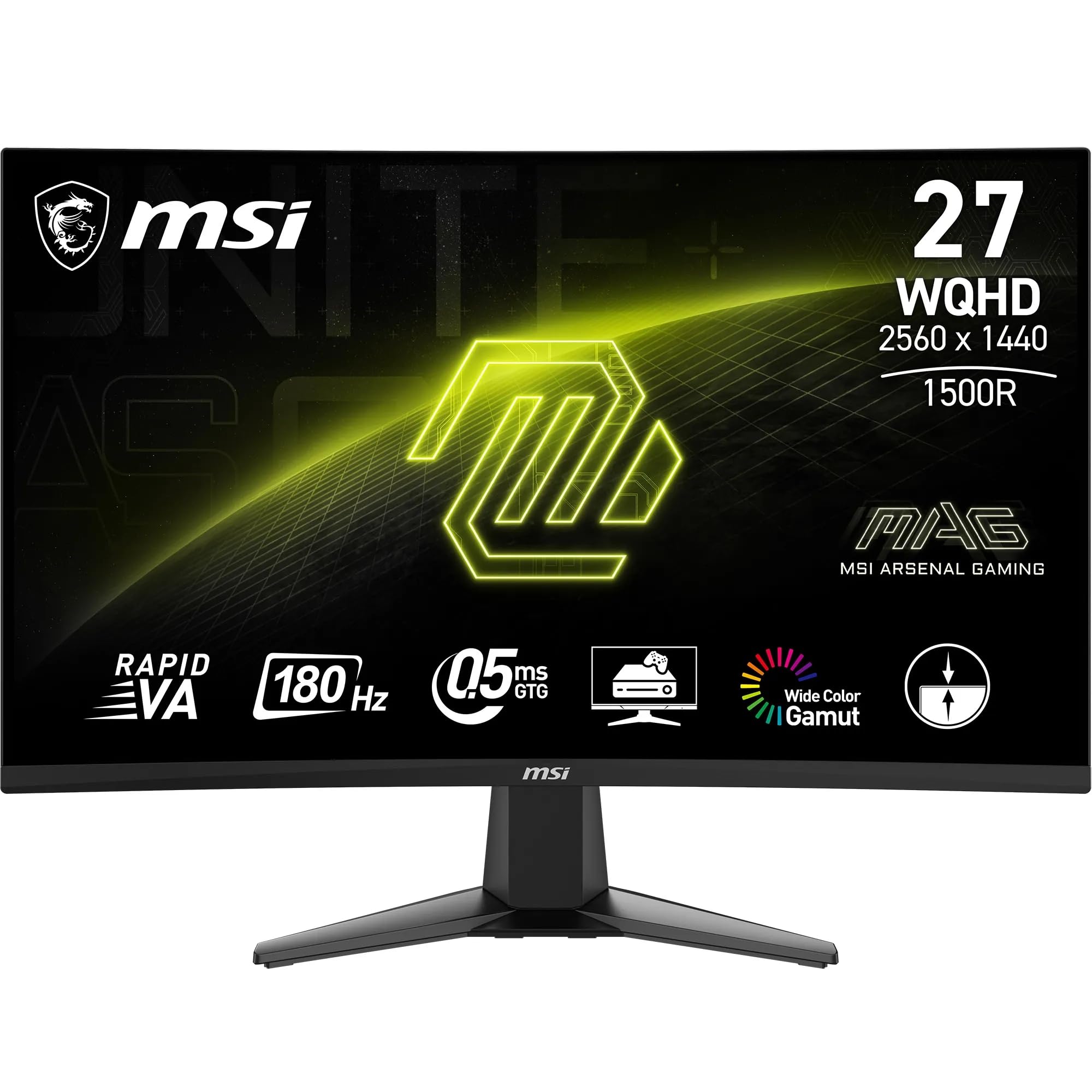 Msi 27" 180Hz Adaptive Sync Hdr Gaming Monitor Size 27 Mag 27C6f