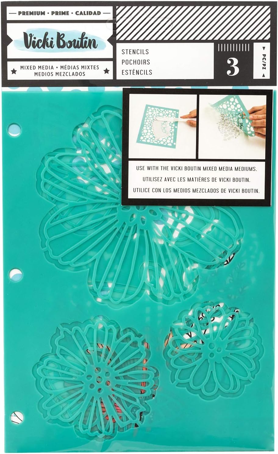 Vicki Boutin Flutter Stencil, Multi