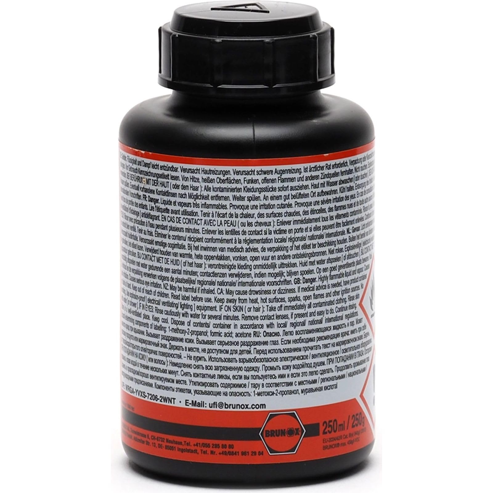 Brunox Convertitore di ruggine epossidica, 250 ml, barattolo da 250 ml, 53025