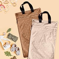 Vista 9 de Mama Koala 3.0 Baby Cloth Diapers with 6 Inserts Bundle, with 2 Pack Reusable Hanging Wet Dry Bag